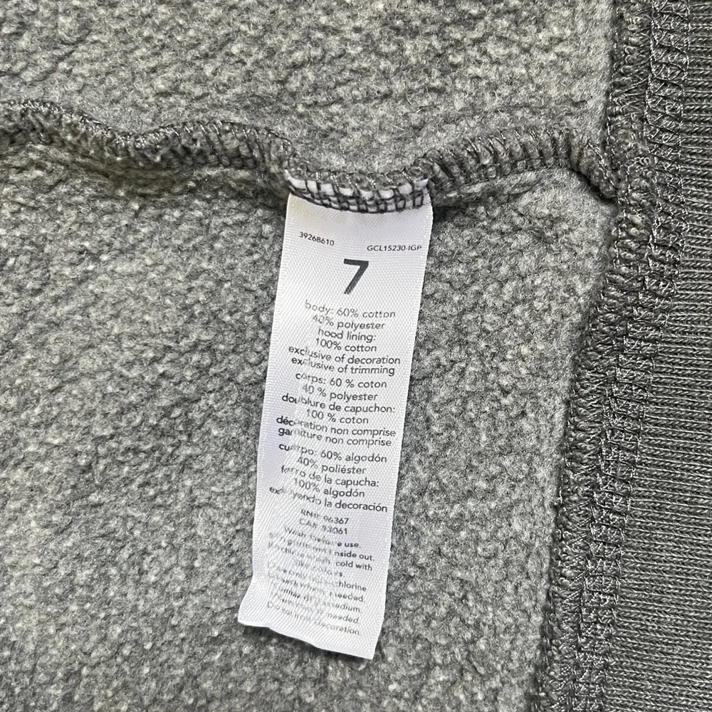 Oshkosh B’gosh Little Boys Zip Up Hoodie Size 7